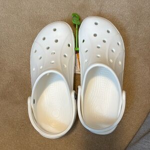 White Crocs Size 10 Women, 8 Men